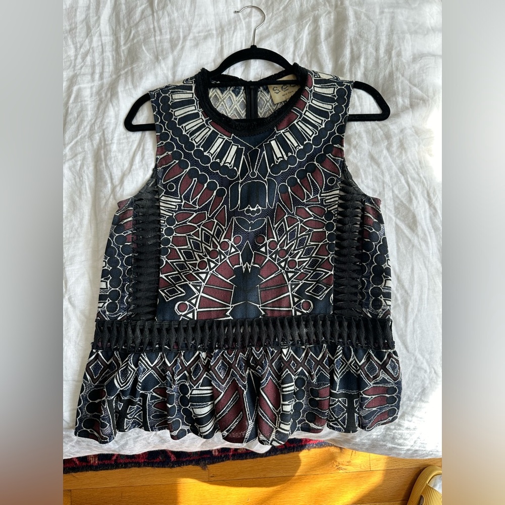 Sea Patchwork Top